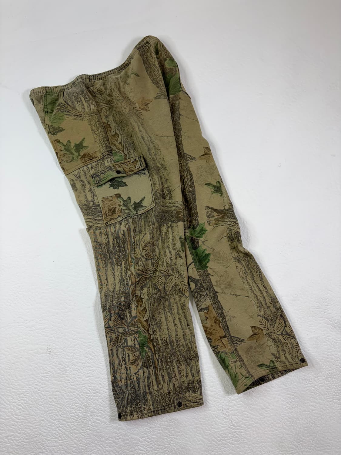 90s Forest Camouflage Cargo Sweatpants 상품이미지6