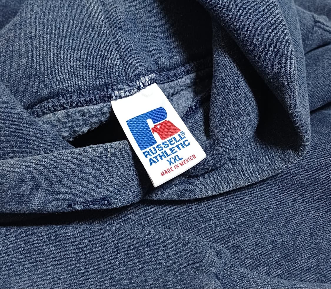 🇲🇽 90s Russell Hoodie - Blue Grey   상품이미지4