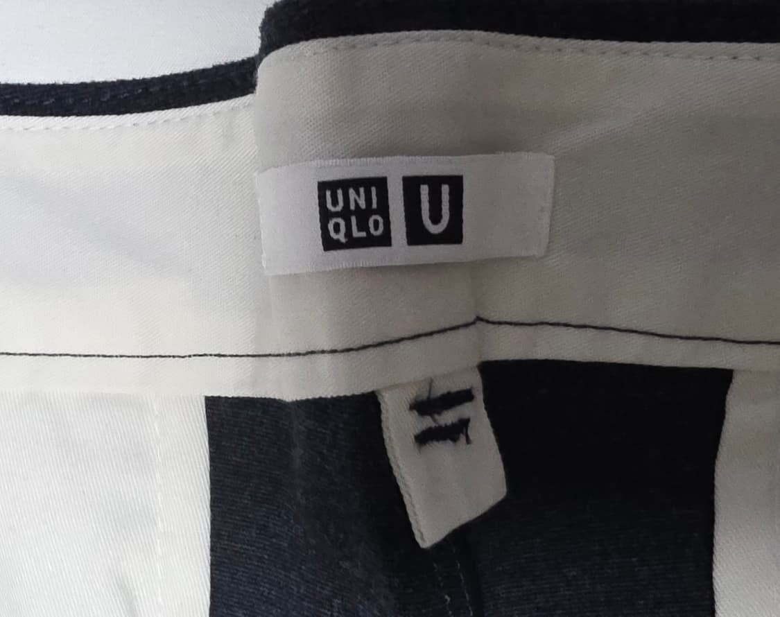 유니클로U 19FW 저지와이드팬츠 블루 33 새 제품 상품이미지3