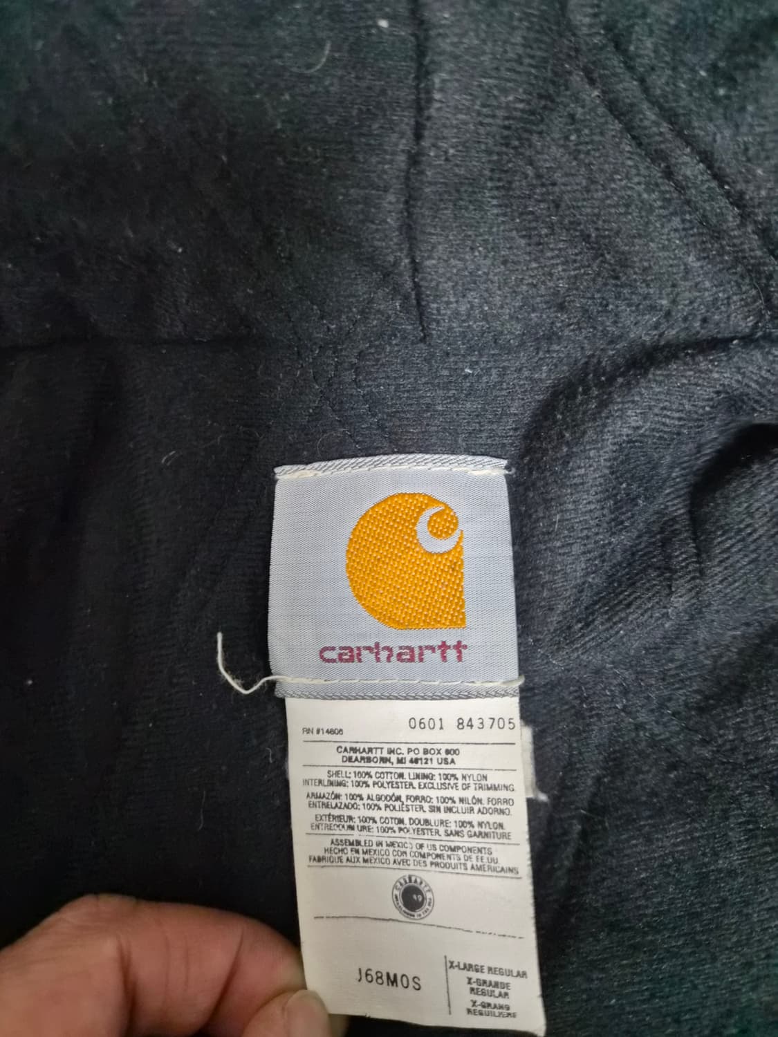 칼하트 J68 mos xl/r 상품이미지5