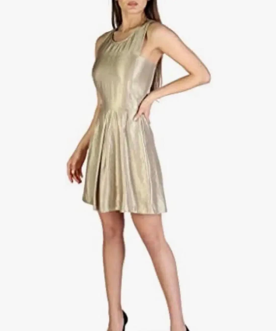 (새)아르마니 Metallic Cut-Out Back Dress (0) 상품이미지8