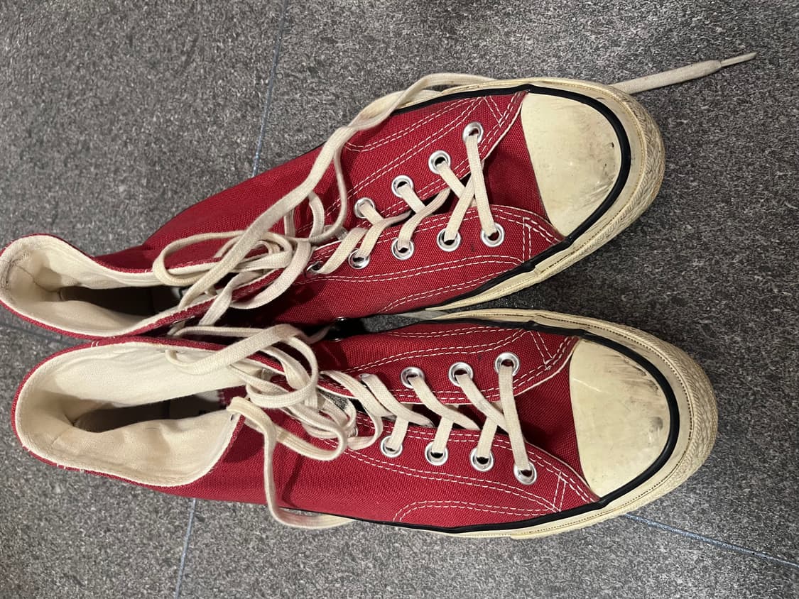 컨버스 1970 척테일러 하이 레드 275 상품이미지4