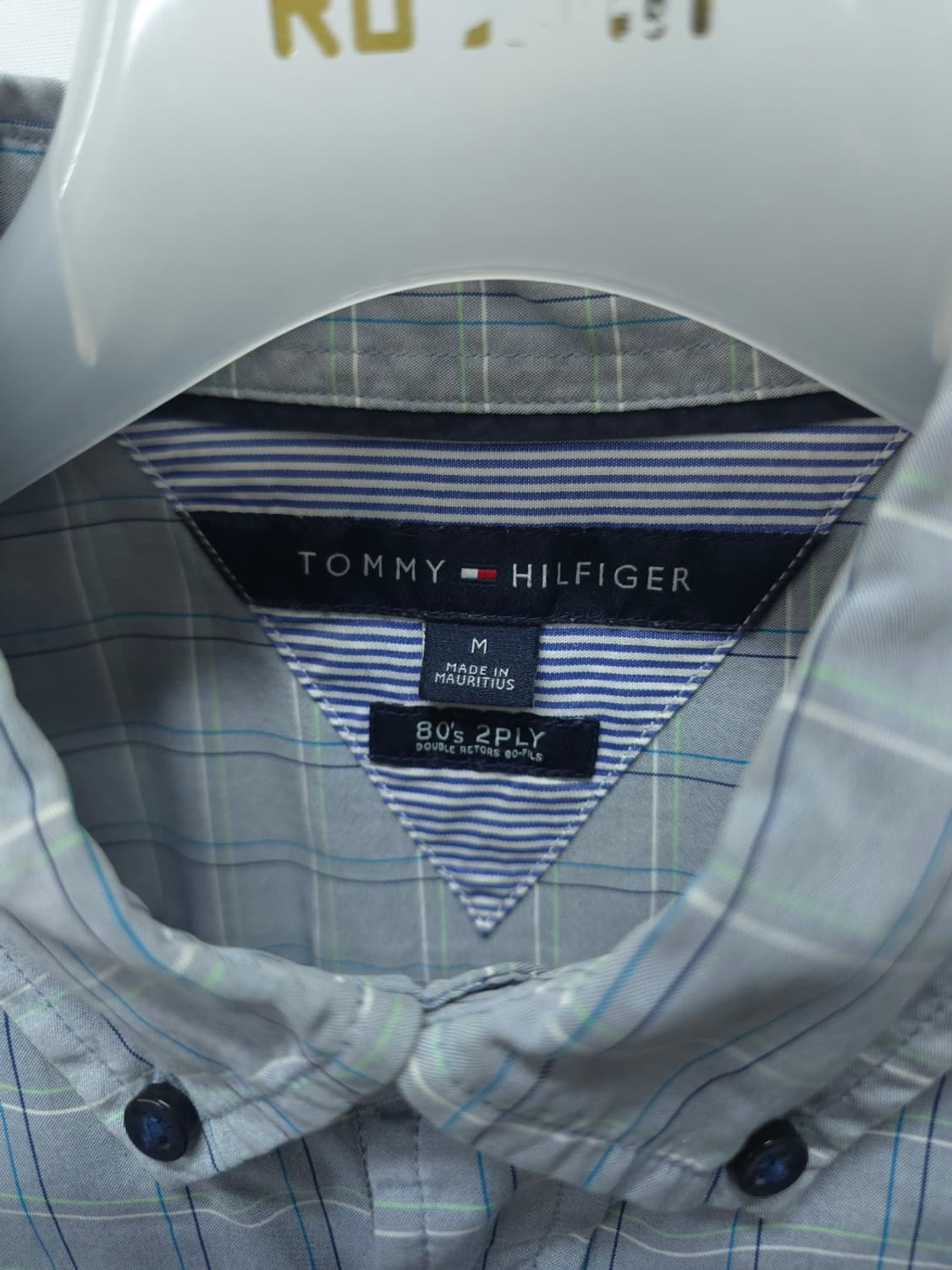 타미힐피거 그레이체크 셔츠 (95~100) 상품이미지5