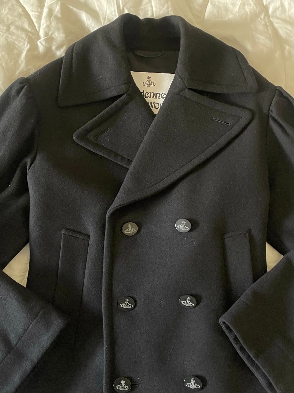 비비안웨스트우드 / 영국라벨 버진울 피코트 블랙 상품이미지1