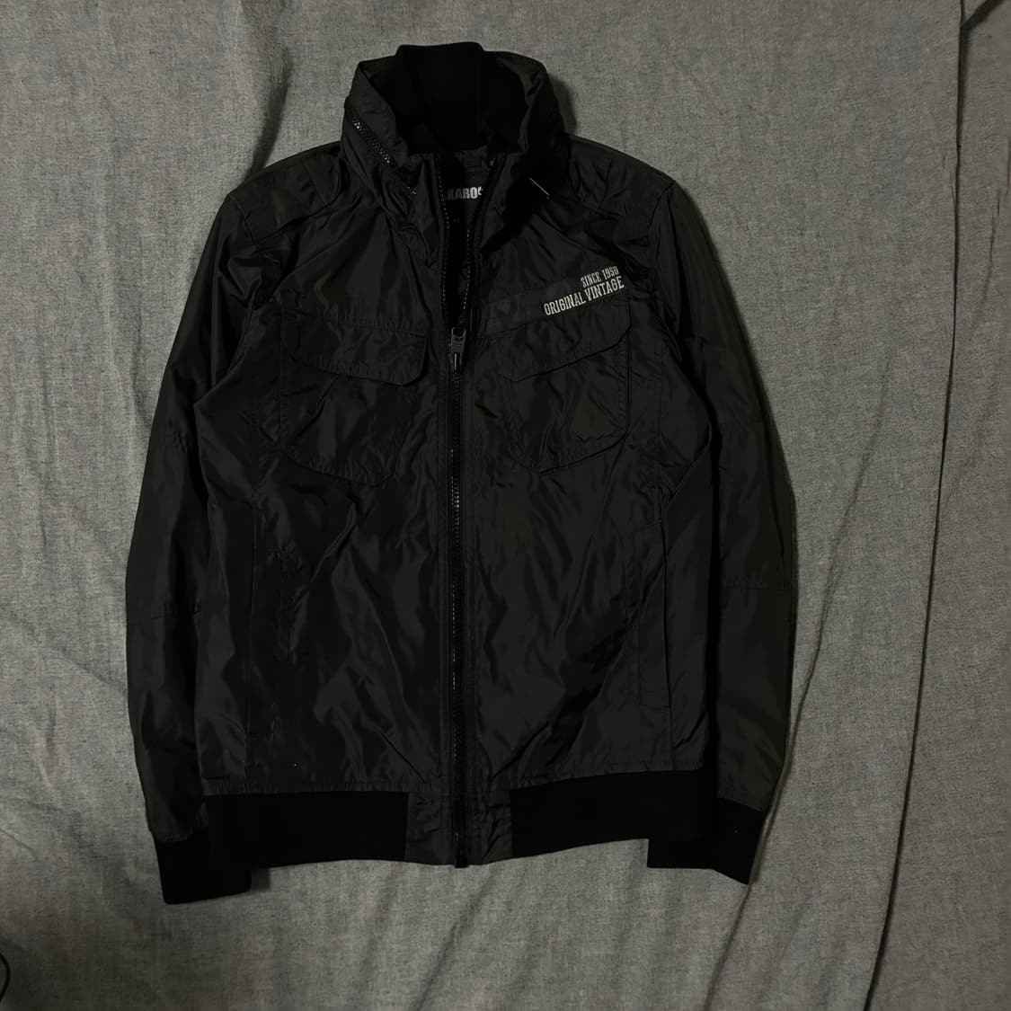 버커루 블랙 바람막이 점퍼 M 상품이미지6