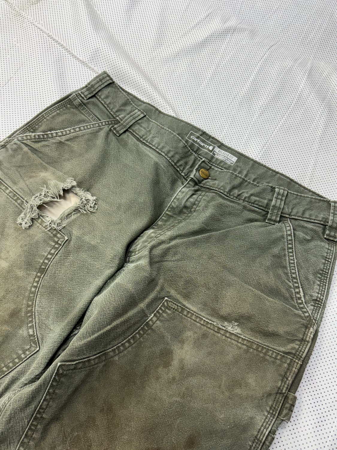 칼하트 더블니 mos컬러 36사이즈 상품이미지4