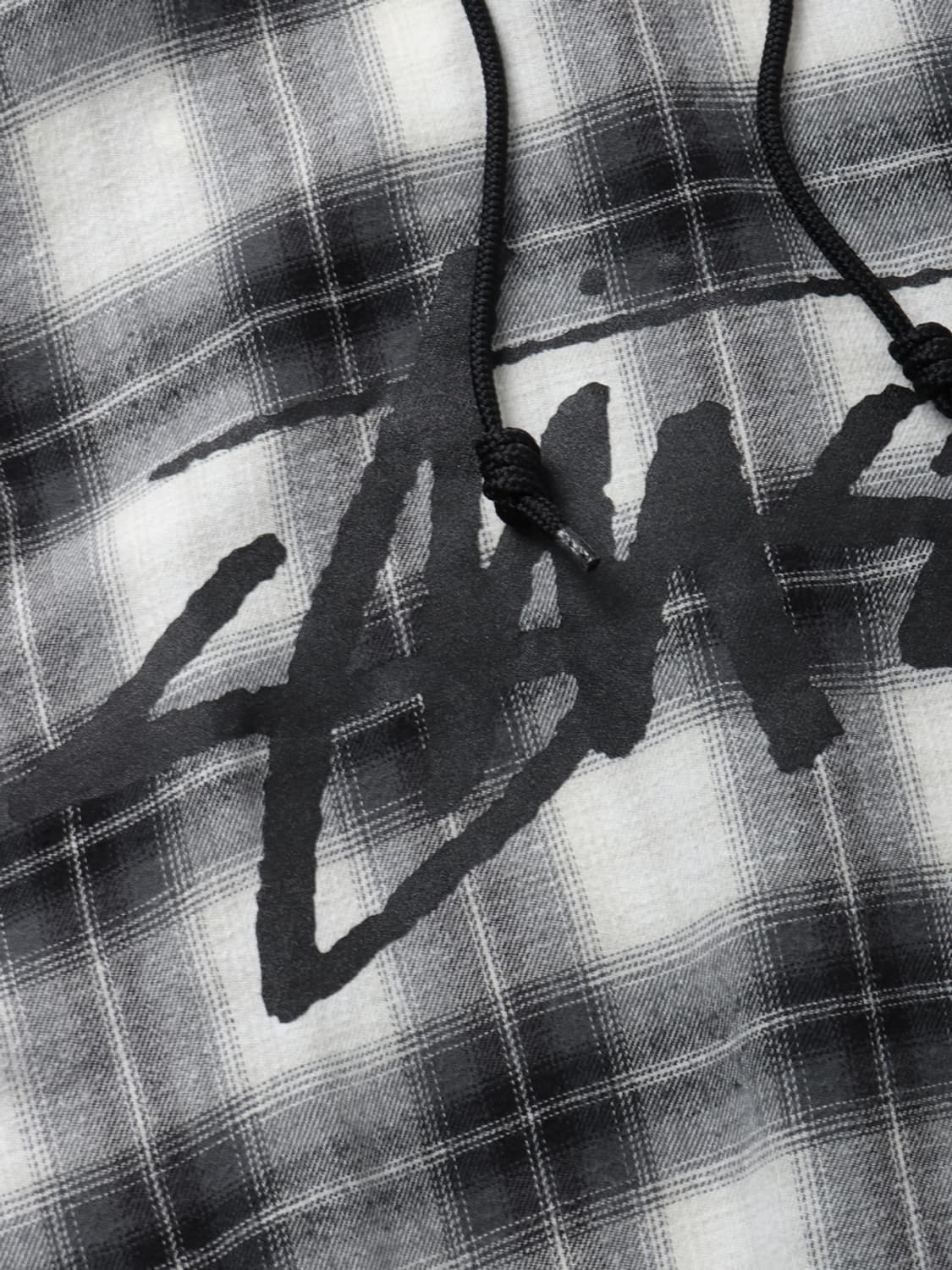 STUSSY Ombre Check Hoodie 상품이미지5