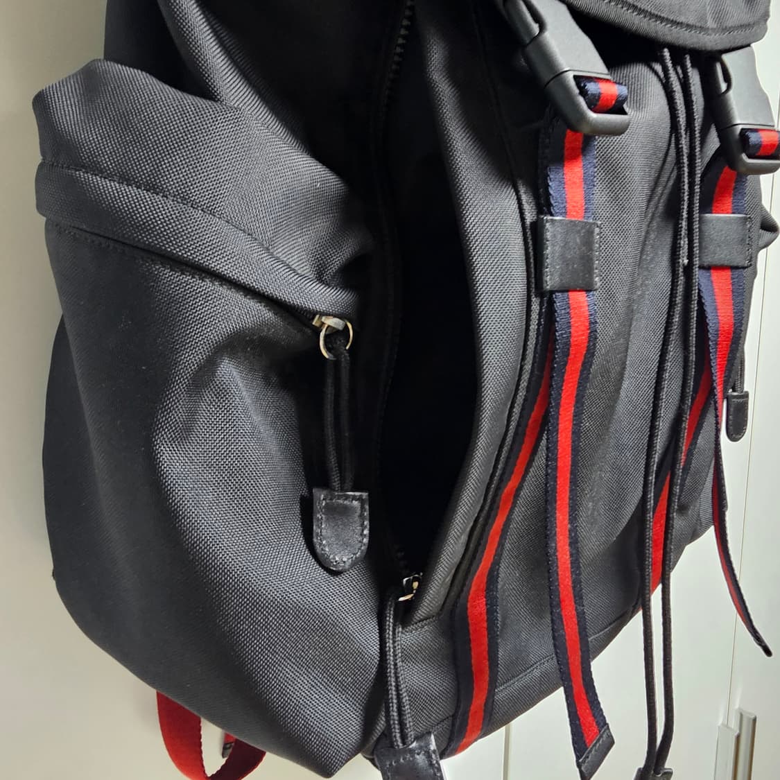 구찌 테크노 웹스트라이프 캔버스 백팩_미사용 상품이미지7