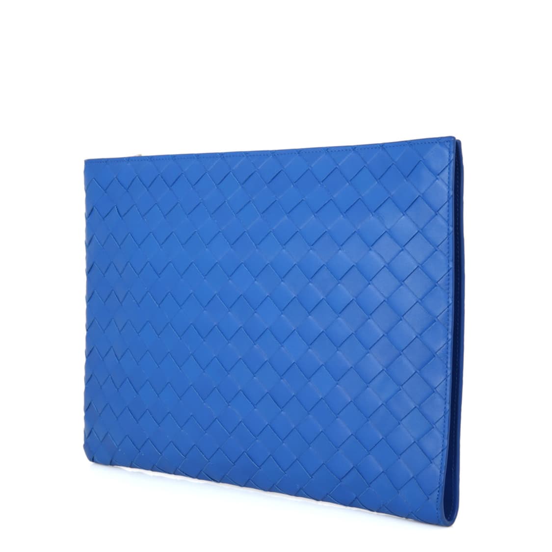 보테가베네타 인트레치아토 블루 지퍼 클러치 607479 상품이미지2