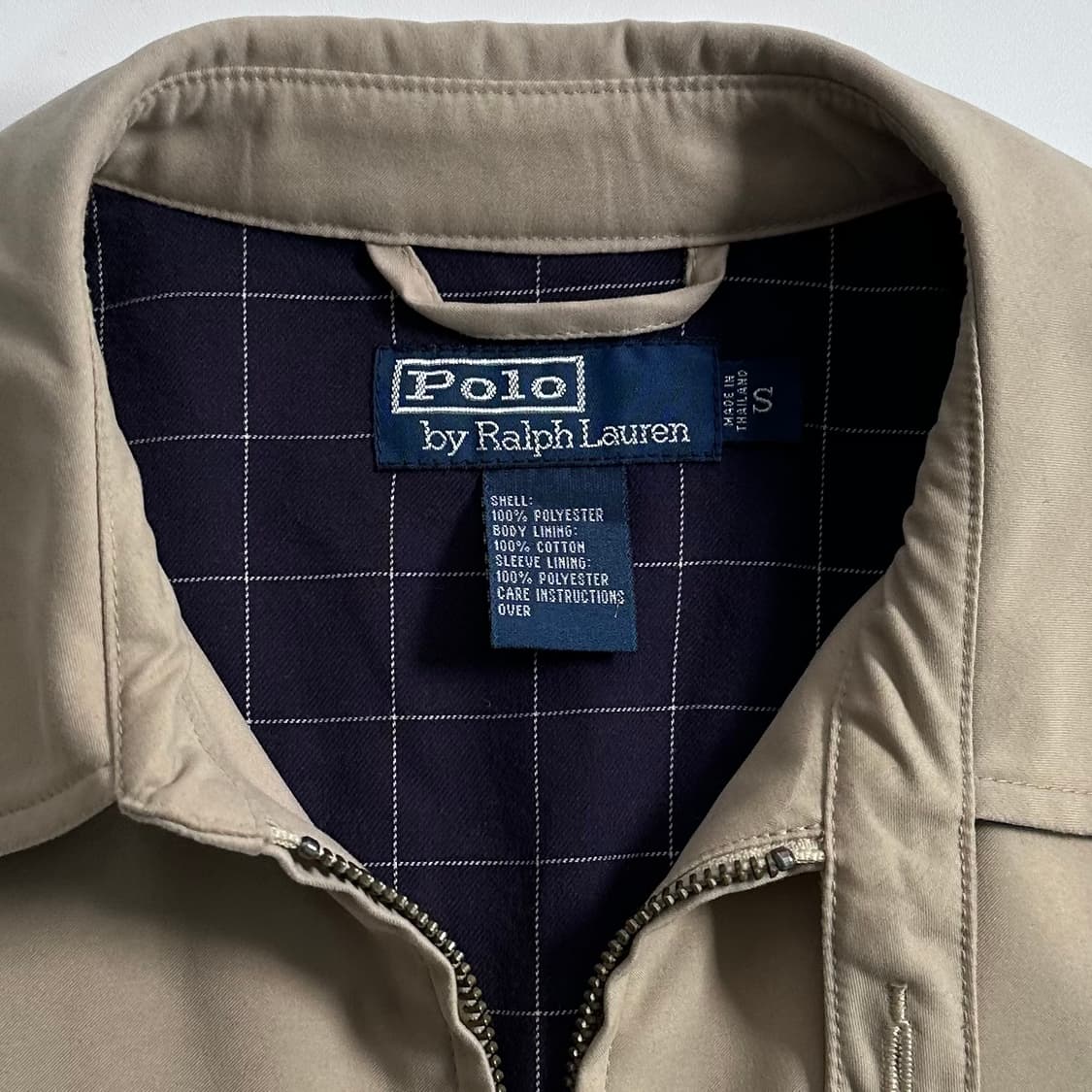 폴로 랄프로렌 베이지 폴리쉘 자켓 상품이미지5