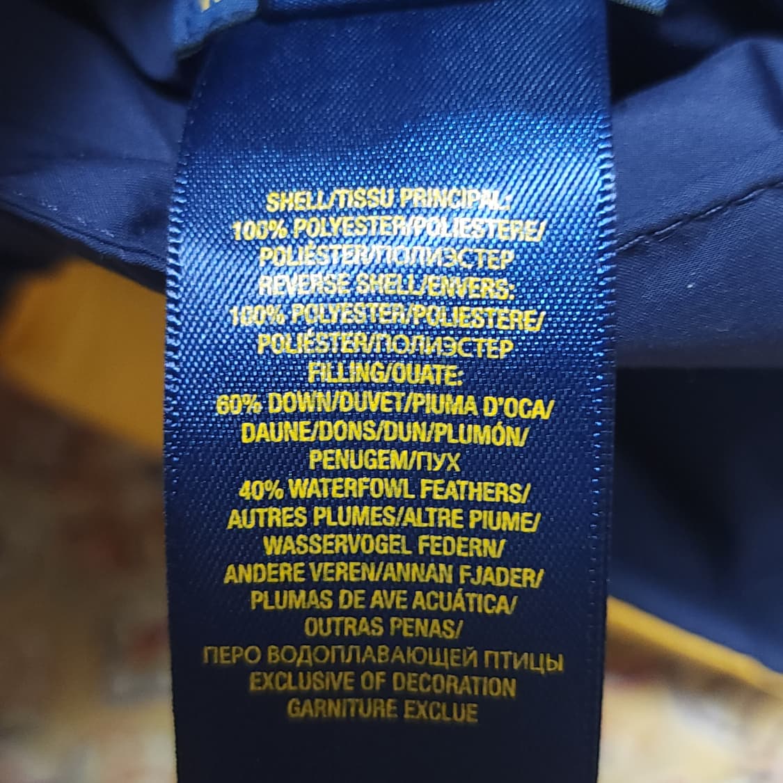 폴로 다운 리버시블 패딩 보이즈 L 상품이미지6