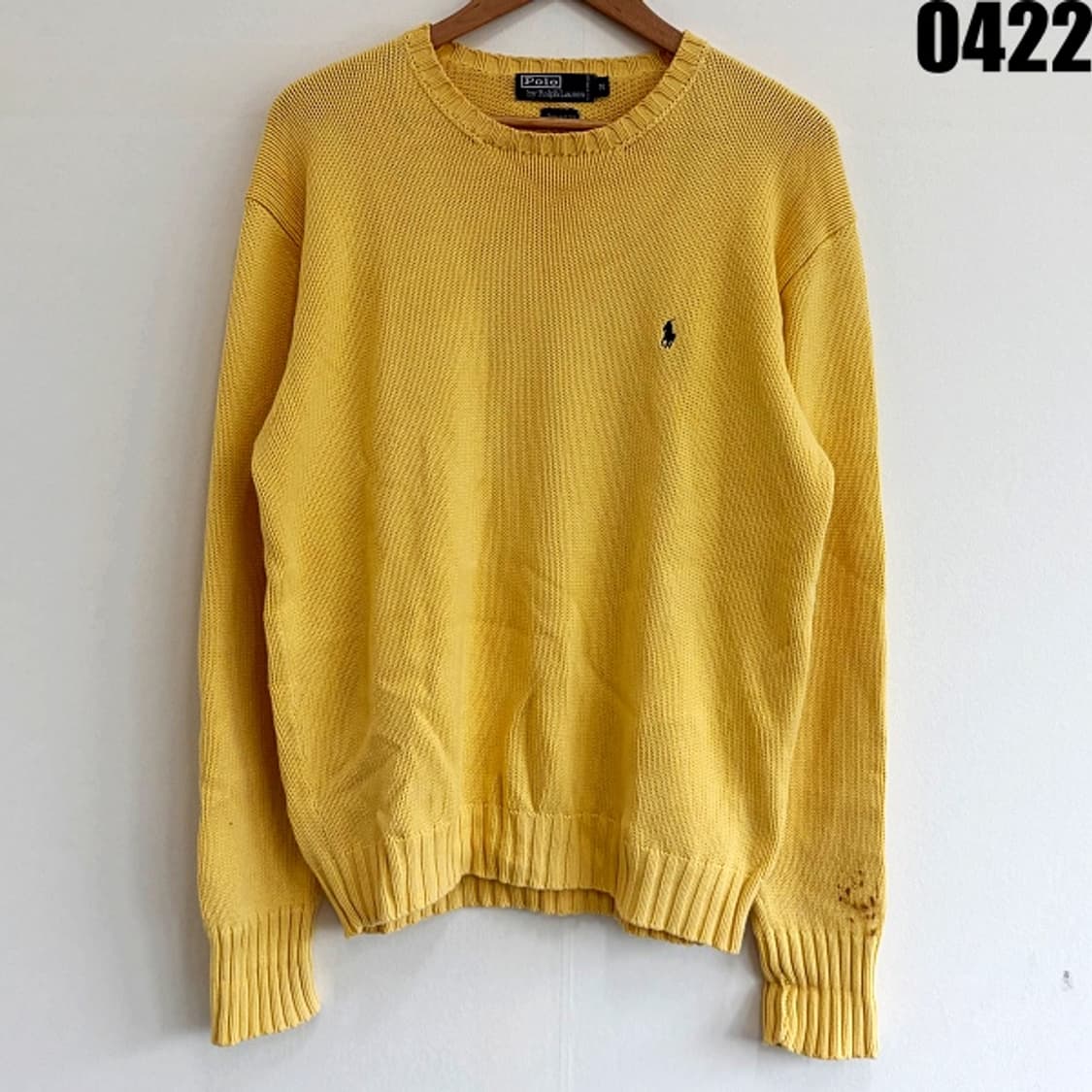 폴로 랄프로렌 클래식 코튼 니트 스웨터 M 0422 상품이미지1