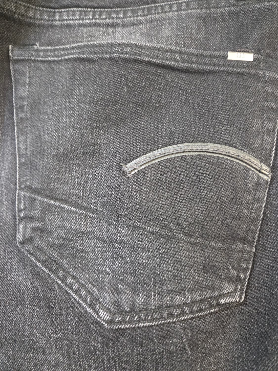 G-Star Raw 블랙 데님 바지(W30/L32)디피용 상품이미지6