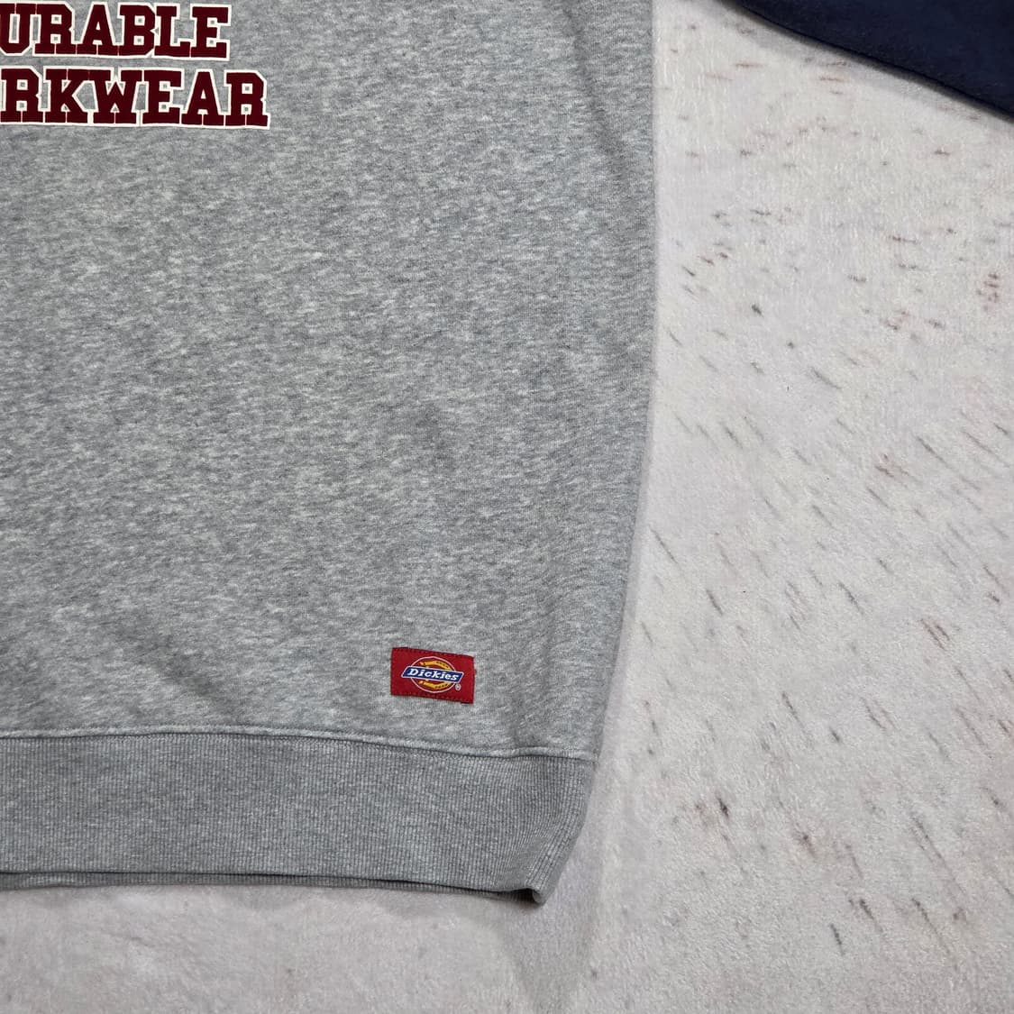 디키즈 네이비 그레이 배색 맨투맨 상품이미지3