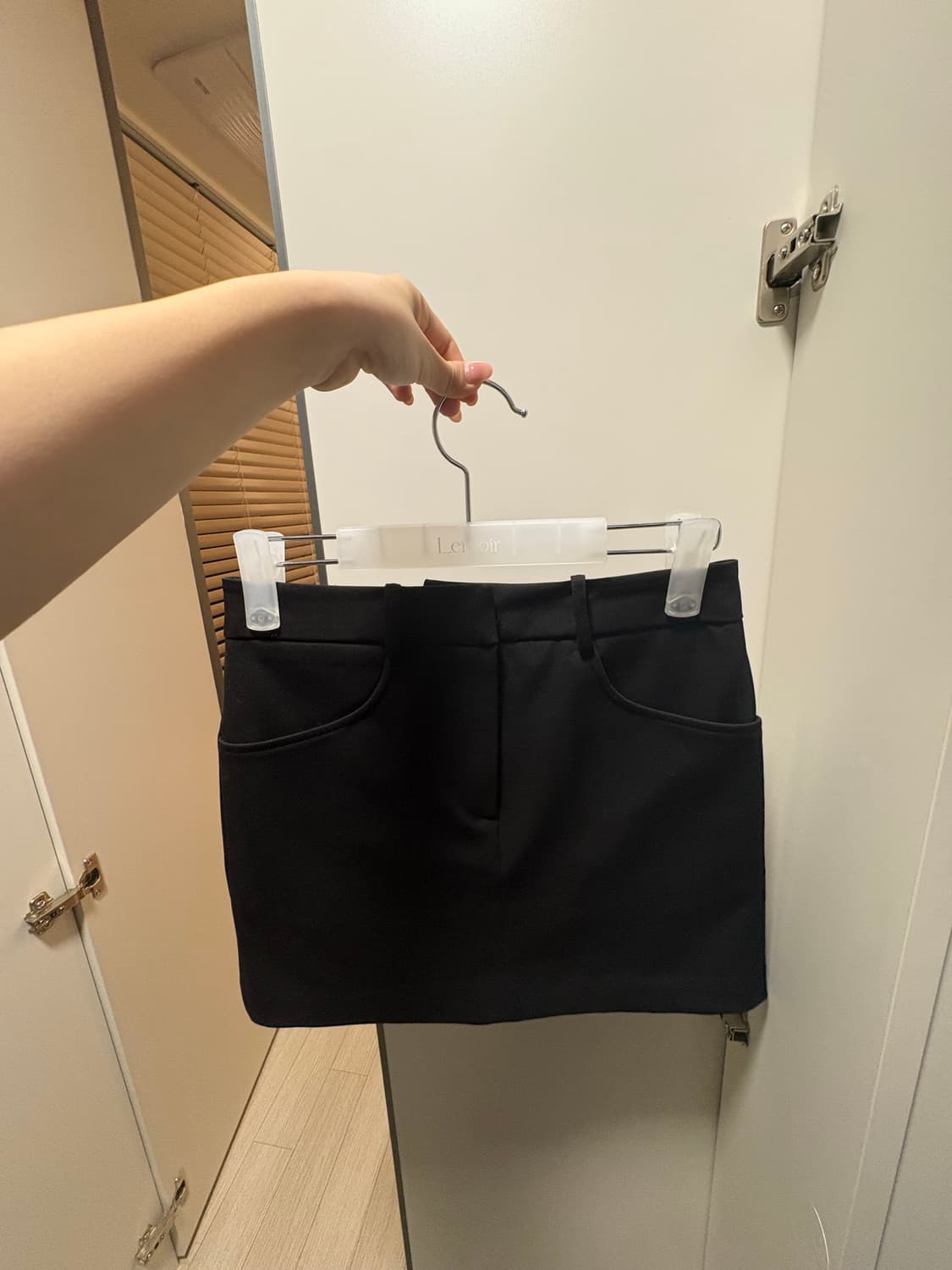 르모어 로우 미니 스커트 상품이미지3