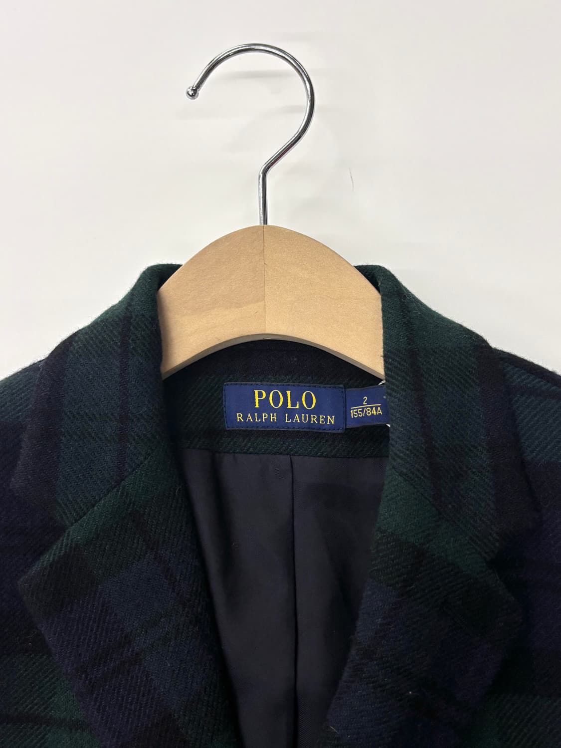 Polo 폴로 신형라벨 타탄체크 울 블레이저  상품이미지5