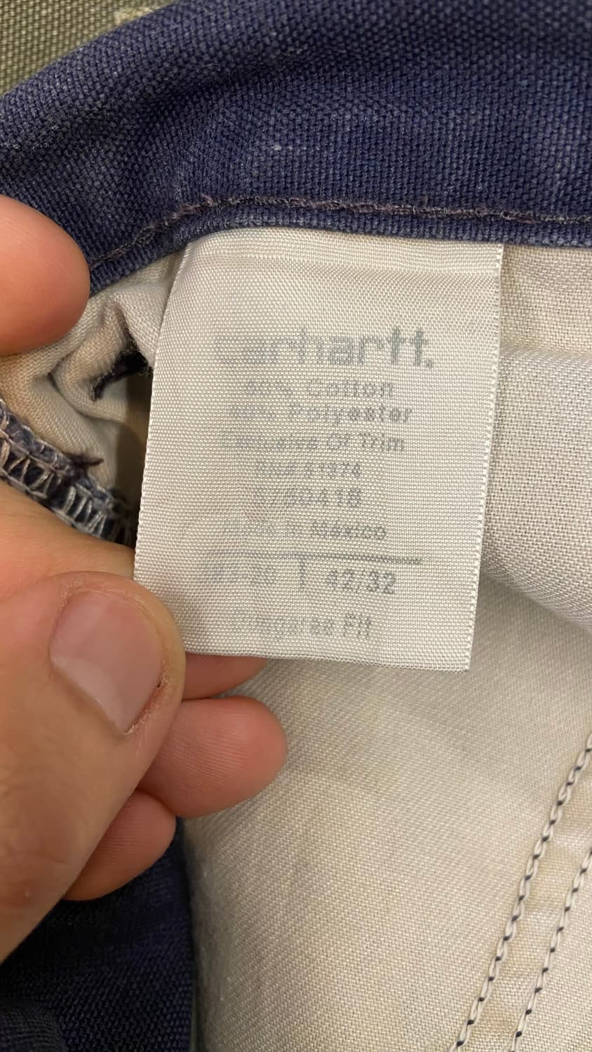 42) 칼하트 383-20 던가리 캔버스 카펜터 팬츠 상품이미지6