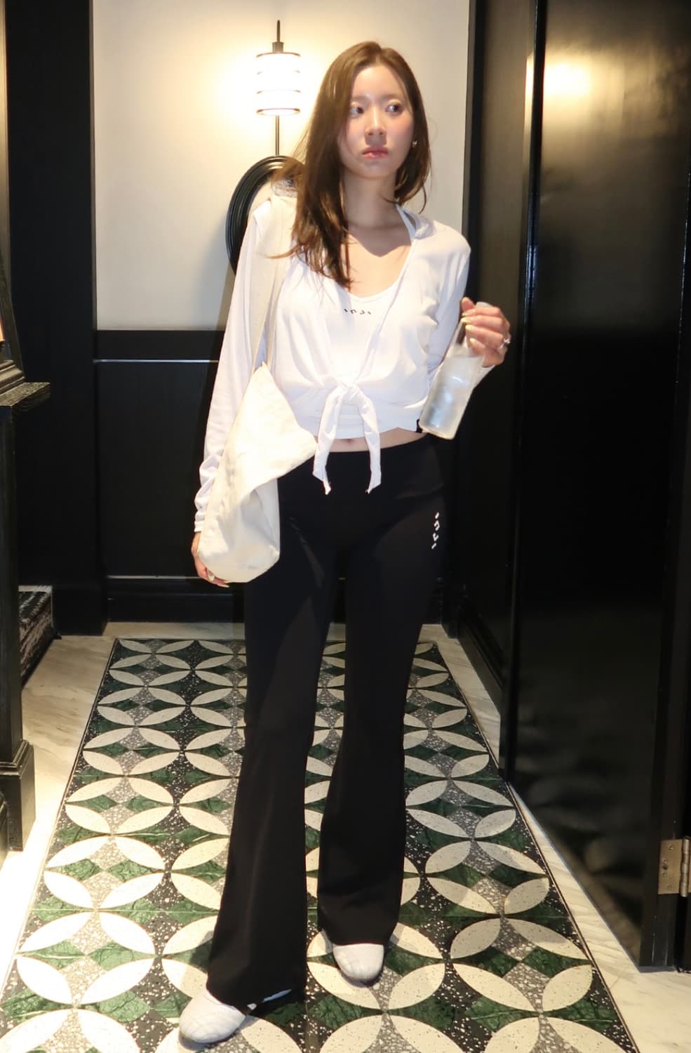 인지액티브 summer wrap cardigan - 아이보리 상품이미지2