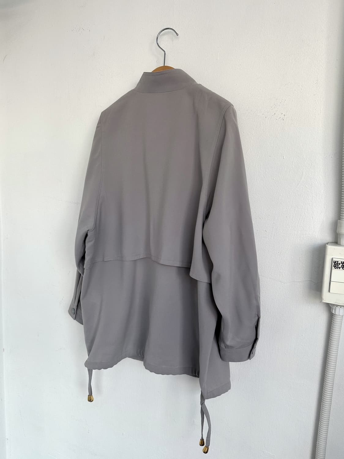Double layer loose mid jacket 상품이미지8