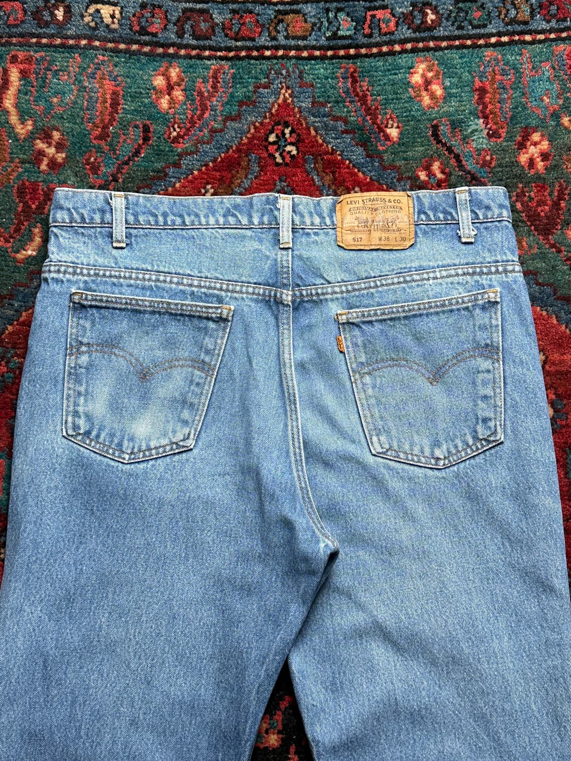 90's USA Made 빈티지 리바이스 517 부츠컷 오렌지탭 상품이미지6