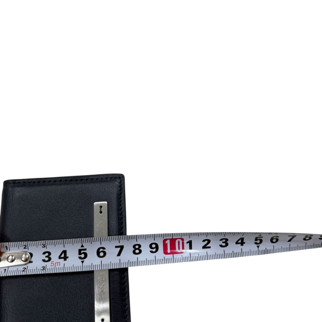 마뗑킴 슬림 메탈 비지니스 반지갑 네이비 상품이미지8