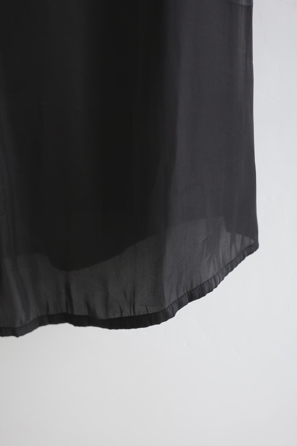 purelast  블랙 쉬폰 플레어 롱 스커트 상품이미지6