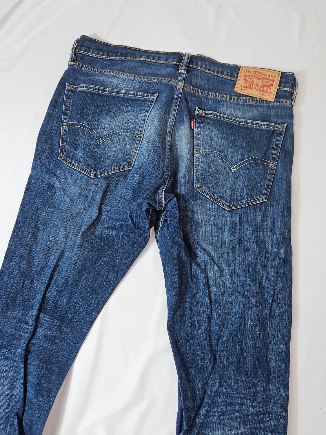 리바이스 511 워싱 부츠컷 데님팬츠 진 청바지 36 상품이미지2