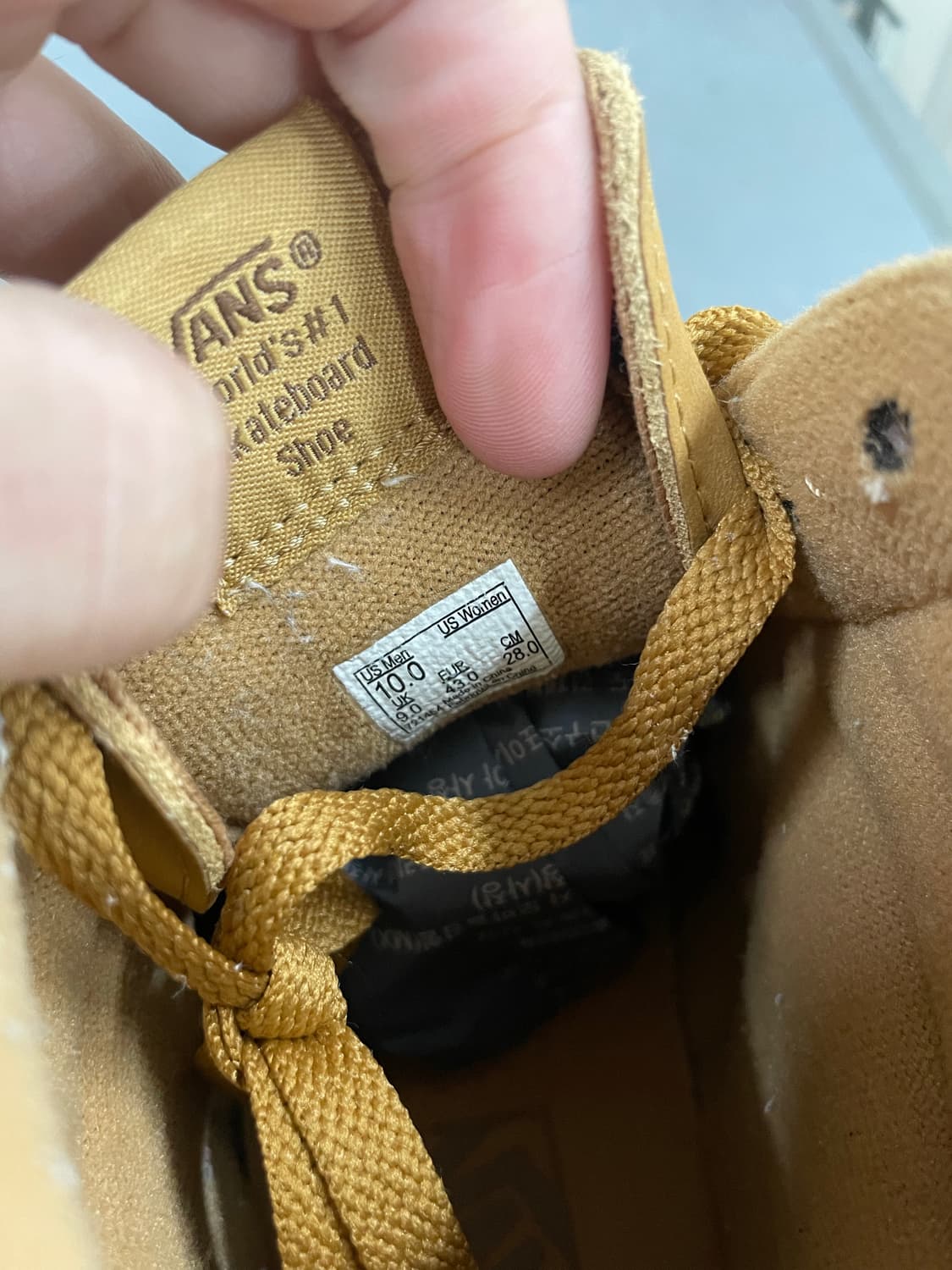 반스 스케이트하이 된장 검솔 280 상품이미지8