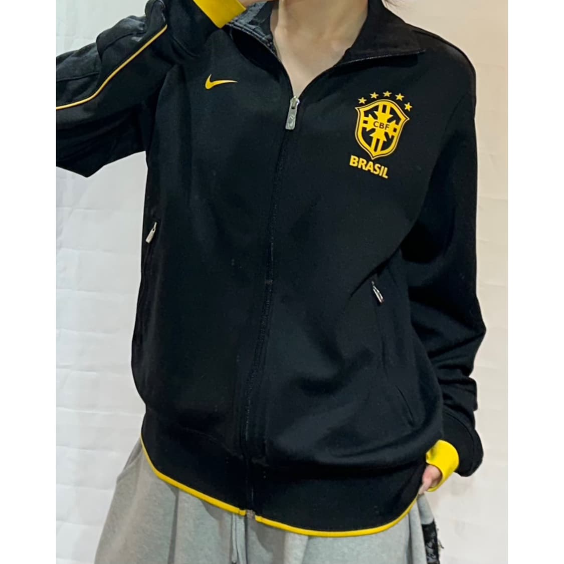 나이키 브라질 블랙 배색 트랙탑 상품이미지1