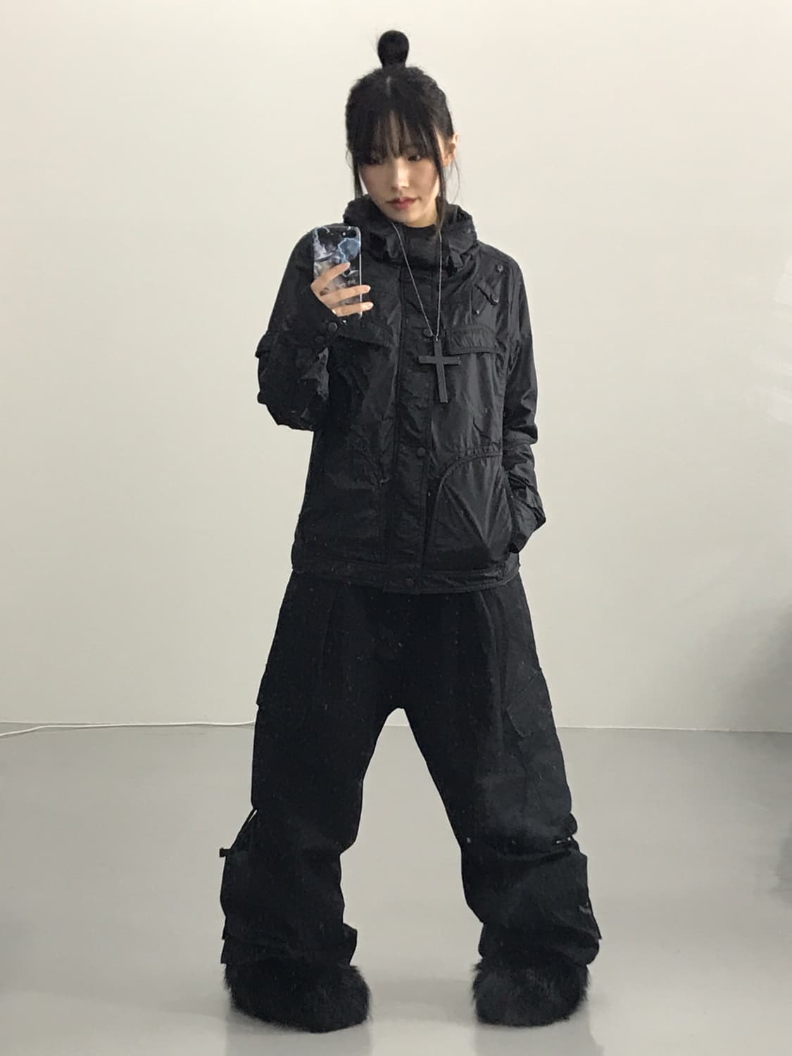 Jpn Black High Neck Jackets 상품이미지1