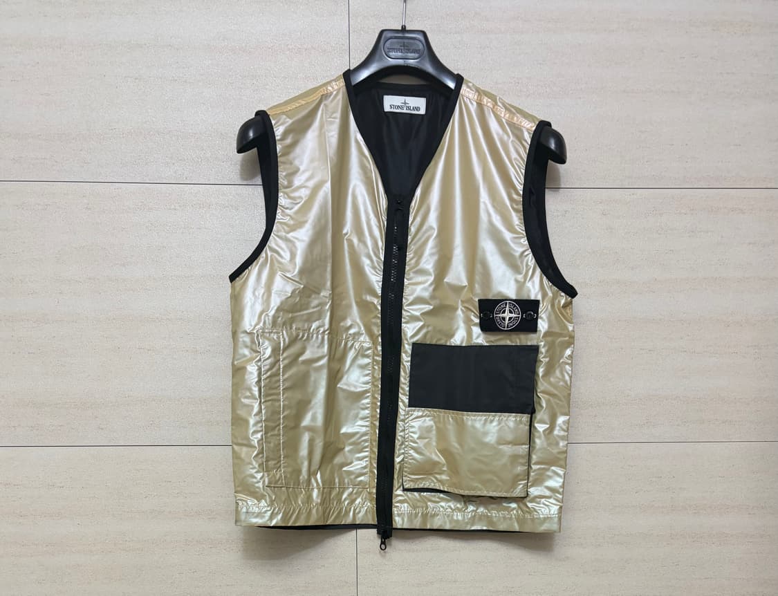 스톤아일랜드 아카이브 GOLD IRIDESCENT VEST 상품이미지1