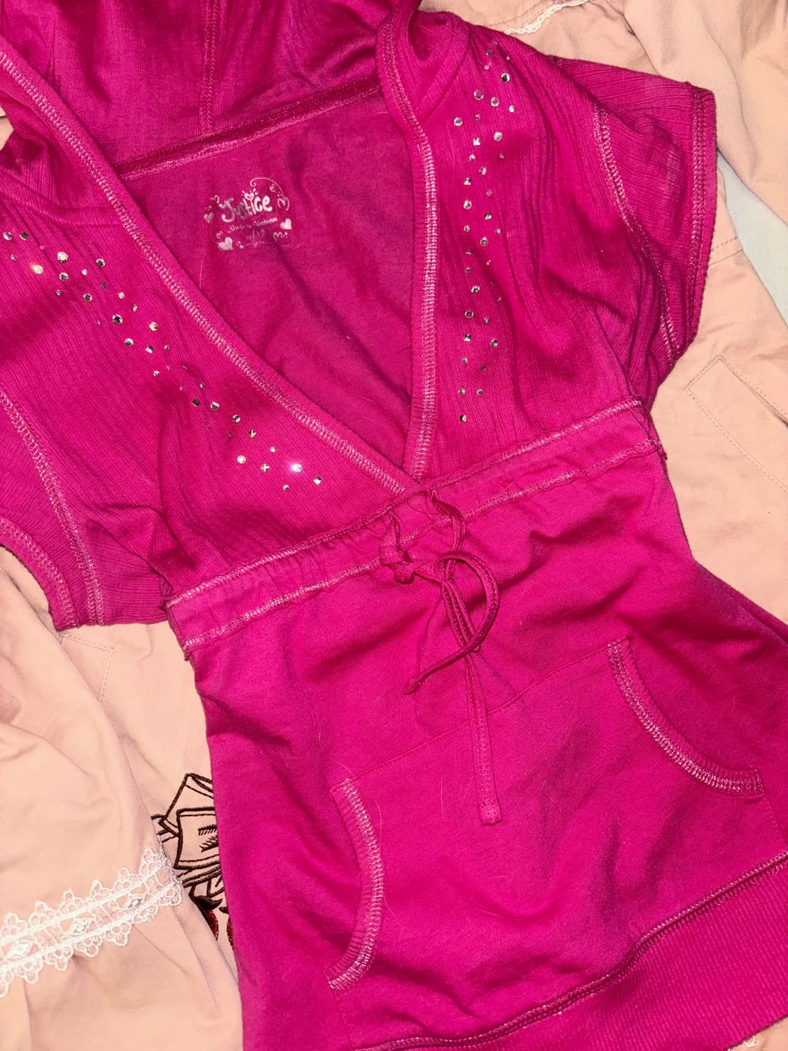 빈티지 와투케 큐빅 후드 반팔 상품이미지3