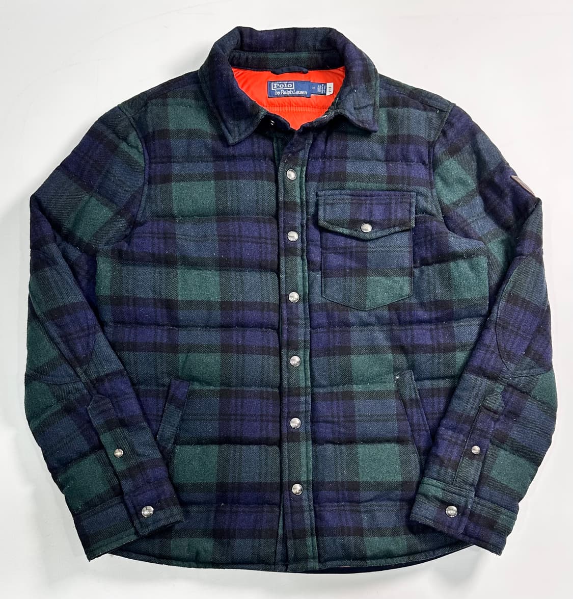 폴로 랄프로렌 블랙와치 울 다운 셔츠  상품이미지1