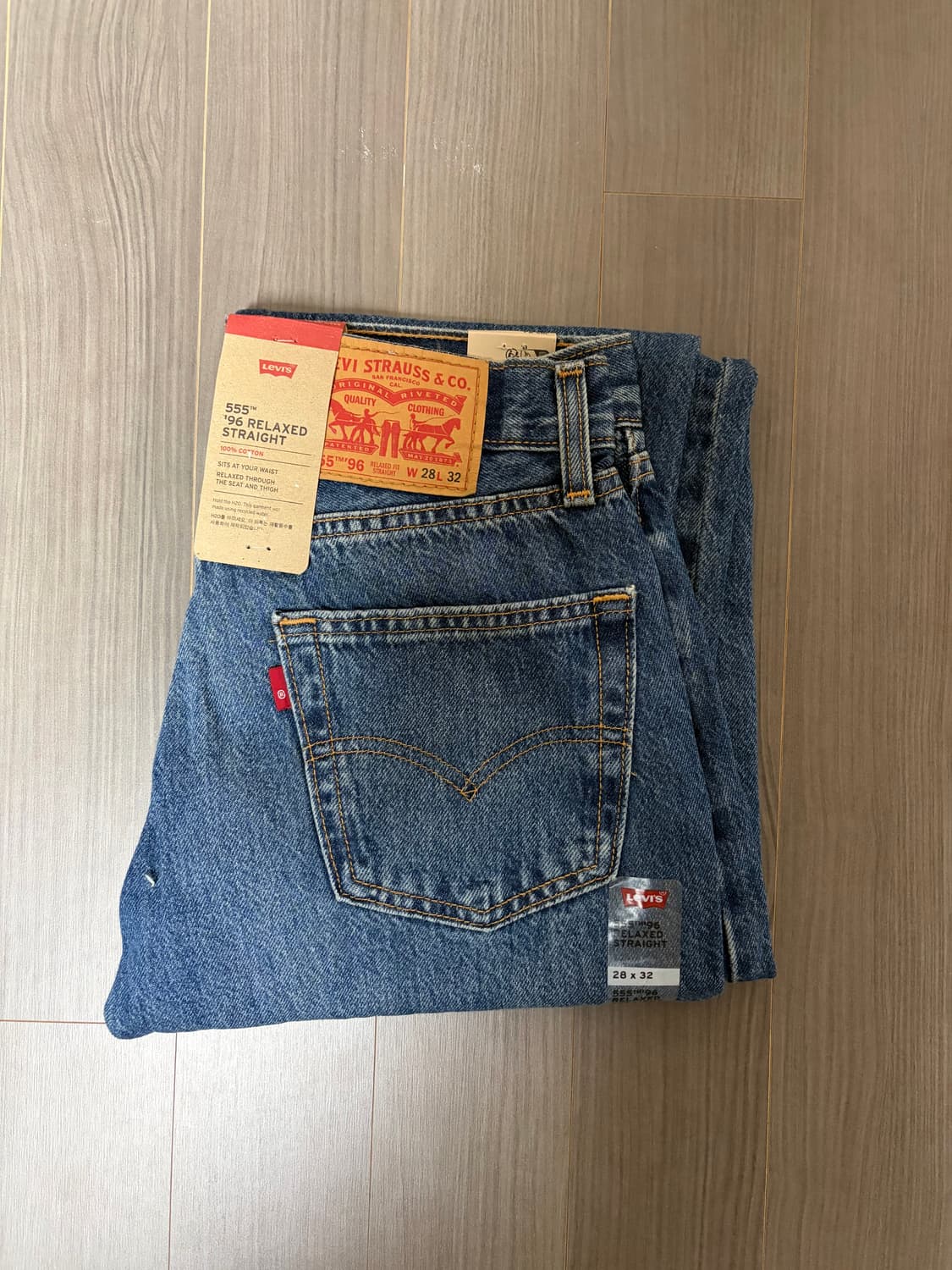 (28) 리바이스 555 96 릴랙스 스트레이트 A7223-0002 상품이미지1