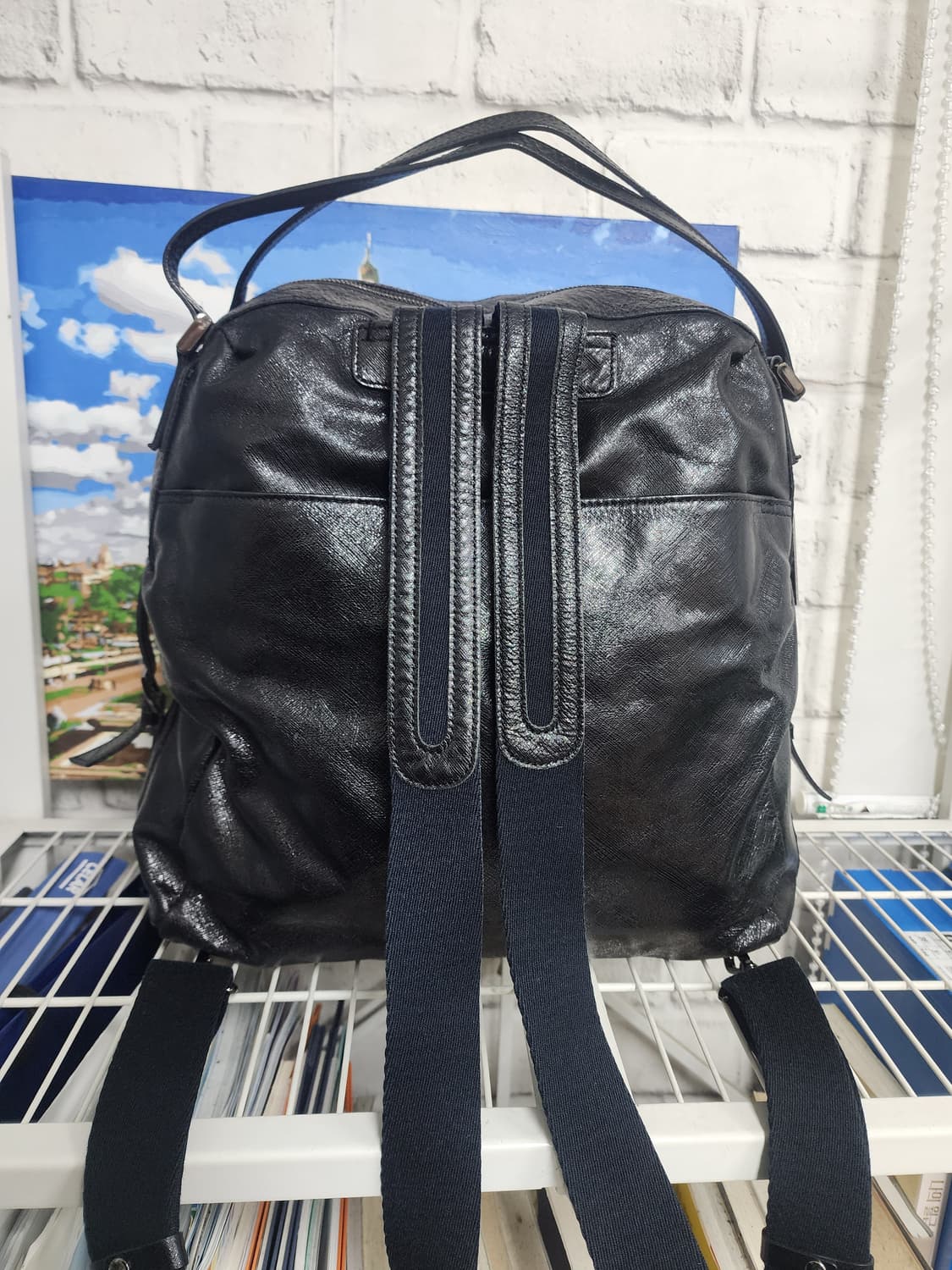 H by 여성백팩 이카트리나 뉴욕 판타스틱 블랙 GD93 상품이미지3