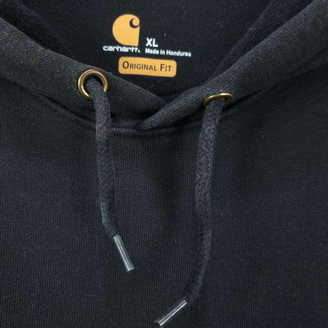 [칼하트] 슬리브 프린팅 오버사이즈 후드티 다크브라운 M18269 상품이미지9