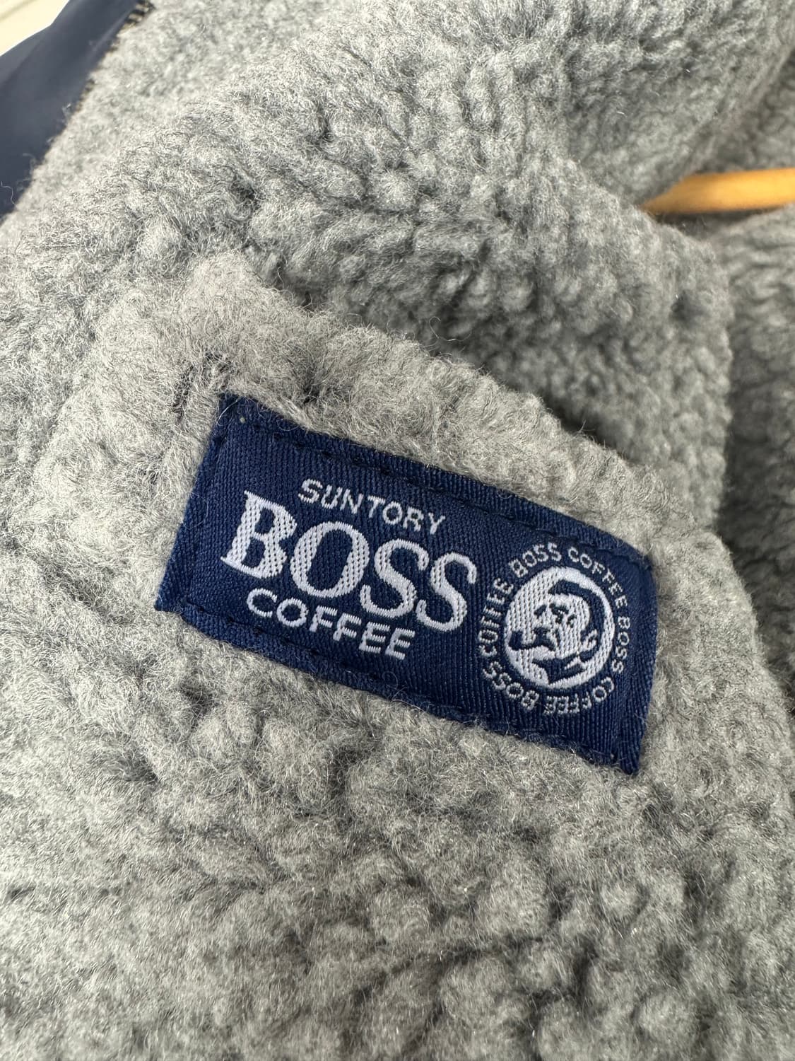 산토리 보스커피 일본빈티지 리버시블 MA1 블루종 봄버 자켓 L 상품이미지6