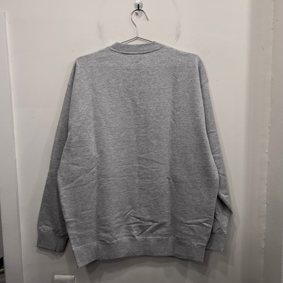 커버낫 도기플리스 빅로고 헤비코튼 오버핏 맨투맨 상품이미지5