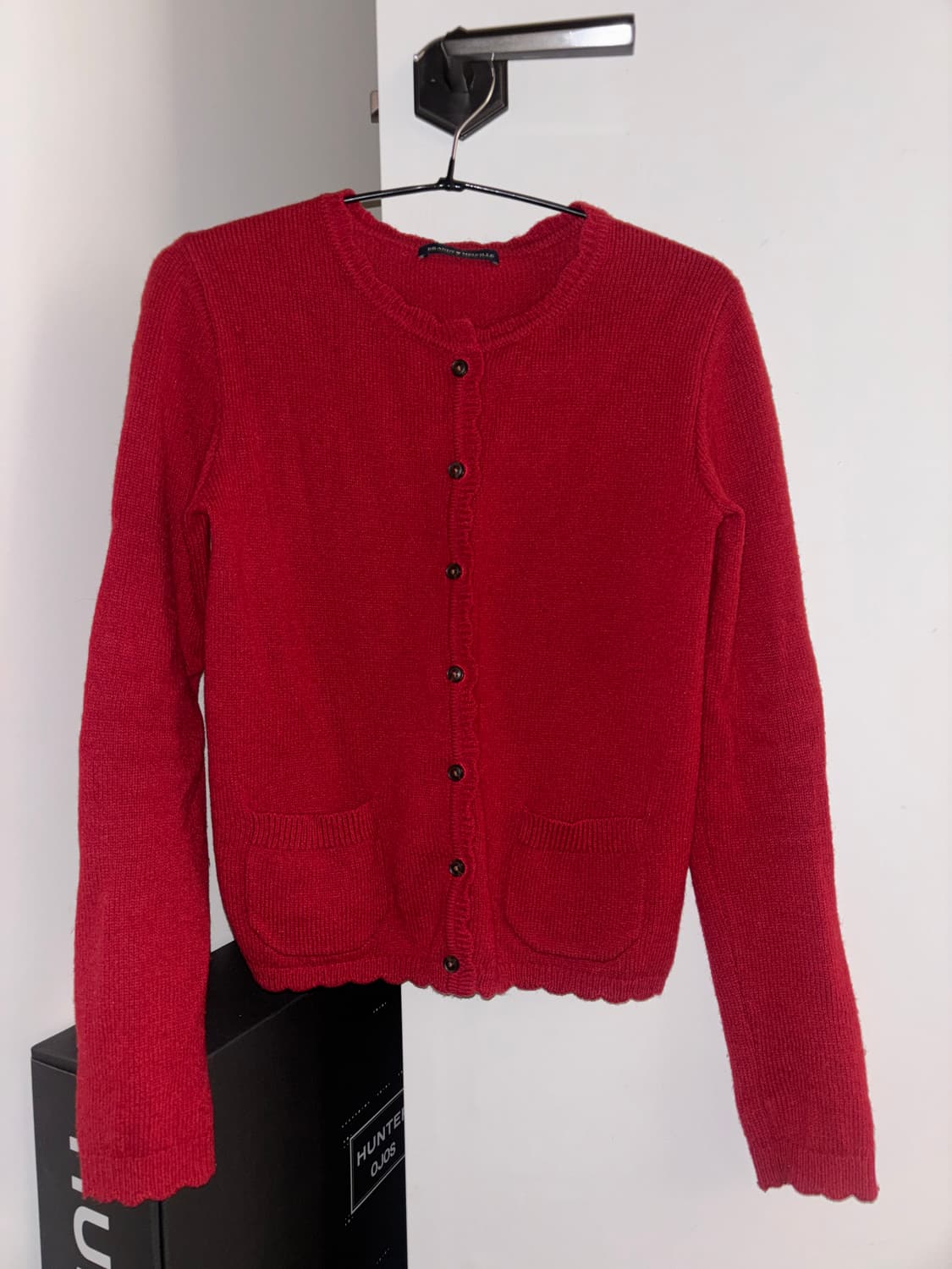 Brandy melville 브렌디멜빌 가디건 레드 상품이미지1