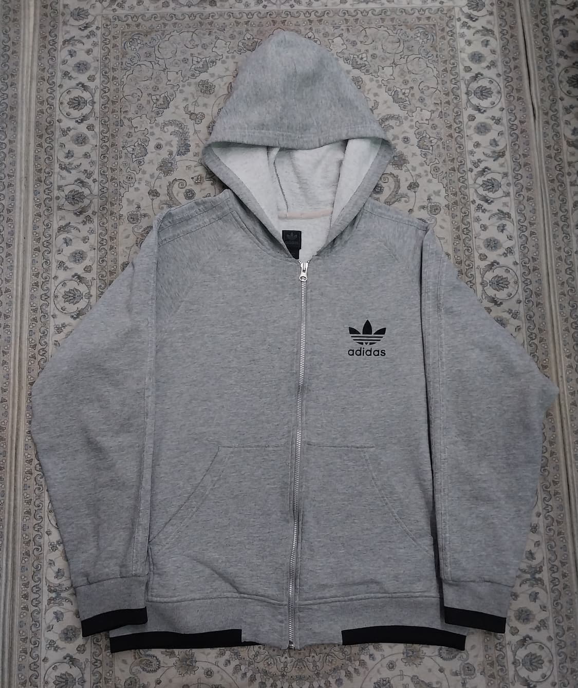 아디다스 후드집업 회색 (끈 분실) 상품이미지1