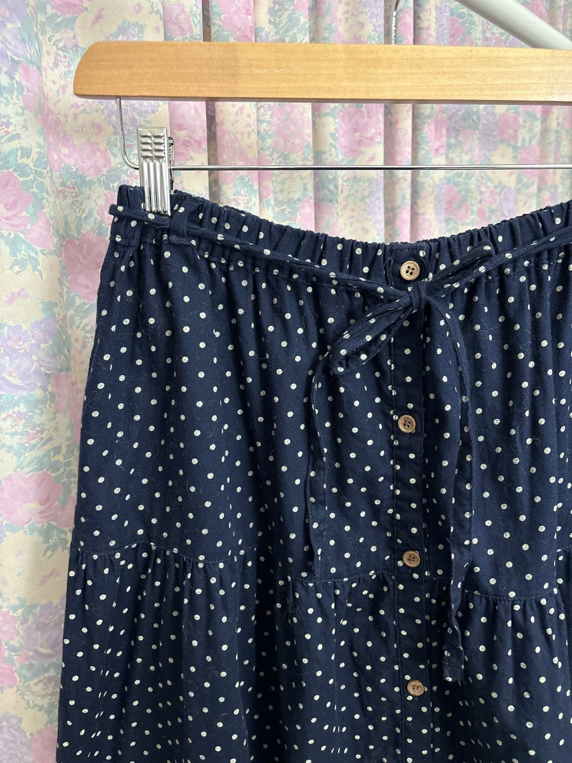네이비 도트 스커트 상품이미지8