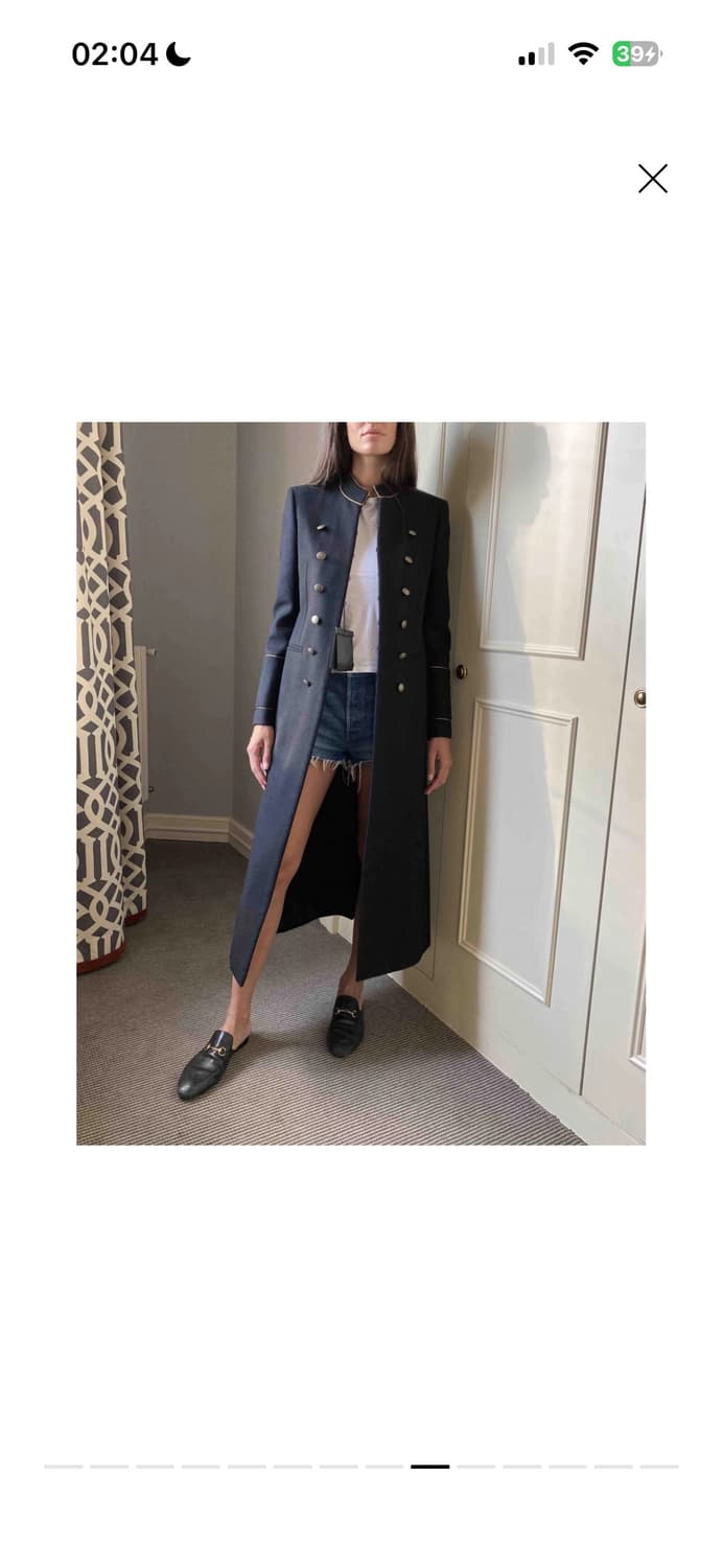 생로랑 나폴레옹 금장 코트 34사이즈 상품이미지4