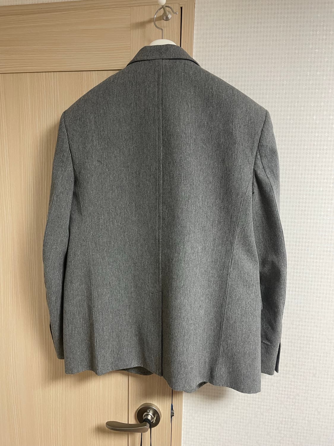 렉토 퀸시 울 싱글자켓 멜란지 그레이(m) 상품이미지3