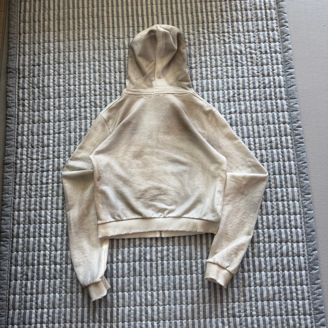 225 washed dragon crop hoodie zip-up 상품이미지5