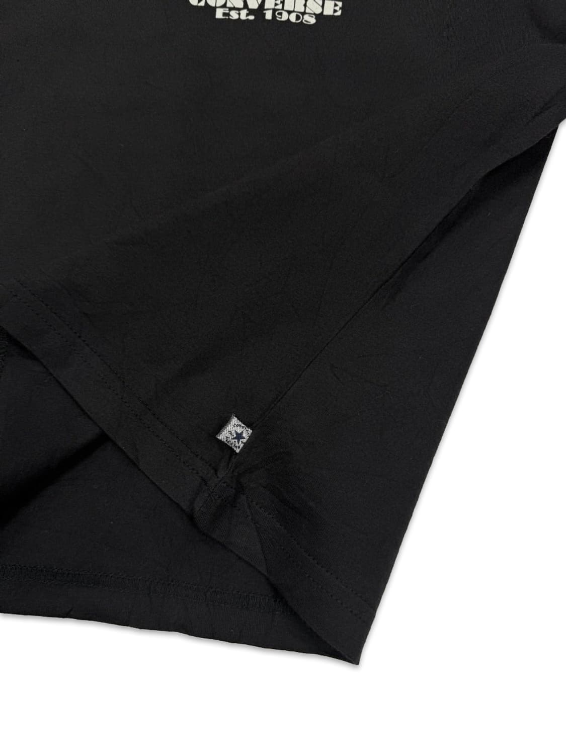 빈티지 컨버스 블랙 그레픽 크롭티 상품이미지4