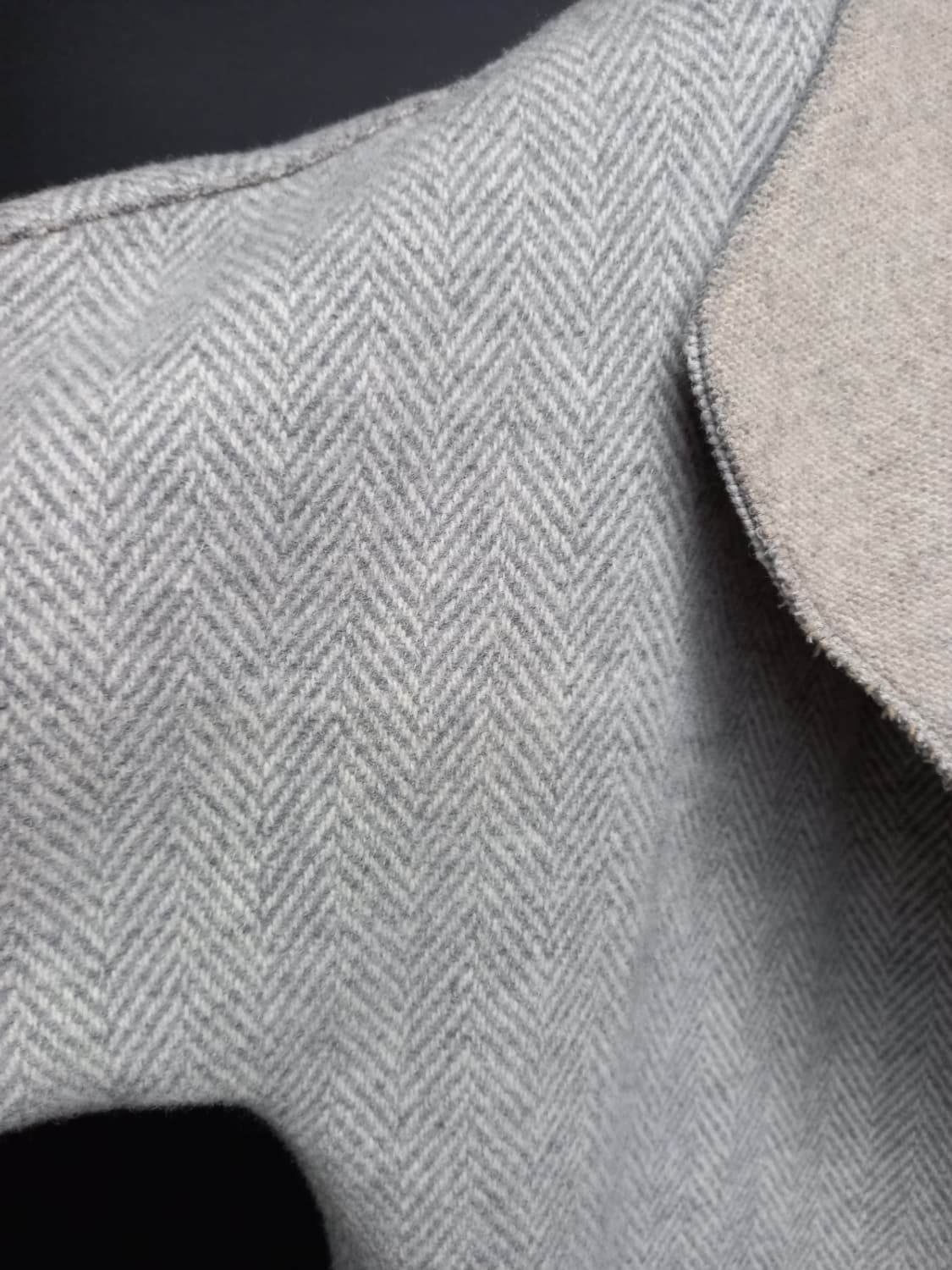 미샤 MICHAA 추동 캐시미어블랜 롱 코트 55.44 상품이미지6