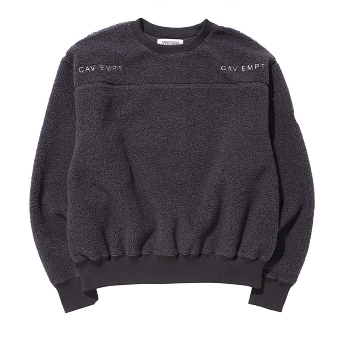 [L] SS16' 카브엠트 플리스 크루넥 챠콜 상품이미지1