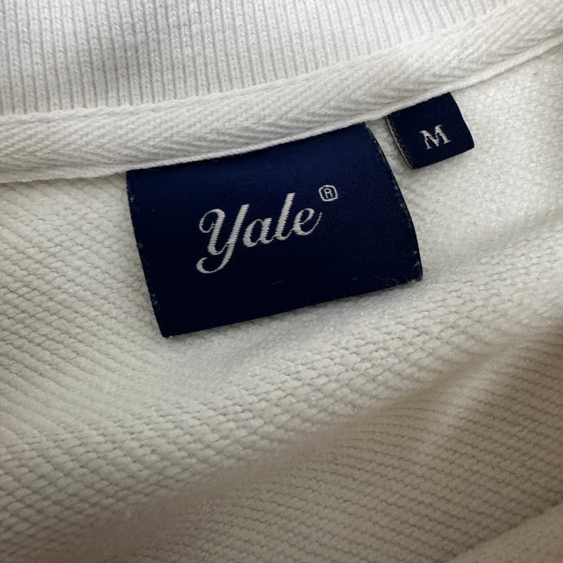 YALE 예일 맨투맨 아이보리 M 상품이미지4