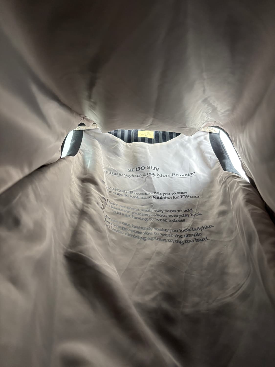 SI-HO SUP 2014 FW Black Dress 상품이미지8