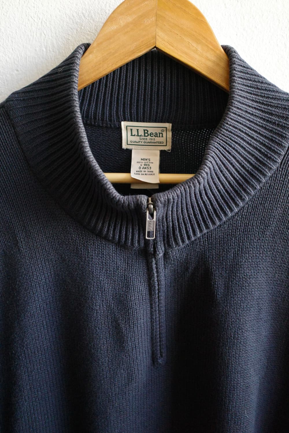 엘엘빈 쿼터집 니트 상품이미지3